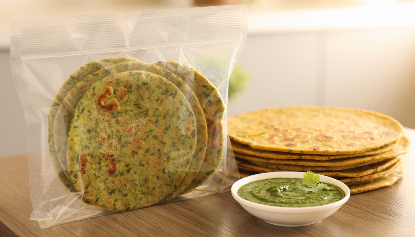 Methi thepla freshness